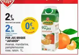 E.Leclerc PUR JUS BRIQUE “JAFADEN” offre