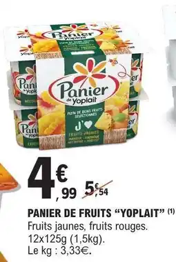 E.Leclerc Panier De Fruits Yoplait offre