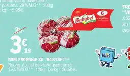E.Leclerc MINI FROMAGE X6 “BABYBEL” offre