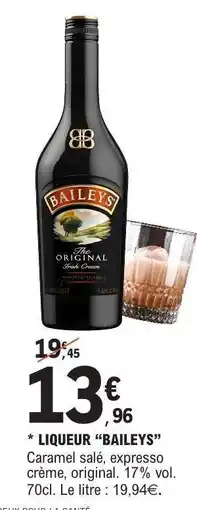 E.Leclerc Liqueur 'Baileys' offre