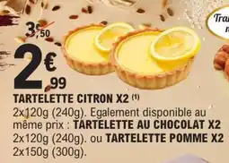E.Leclerc TARTELETTE CITRON X2 offre
