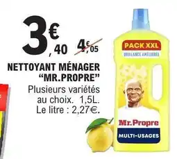 E.Leclerc NETTOYANT MÉNAGER MR PROPRE offre