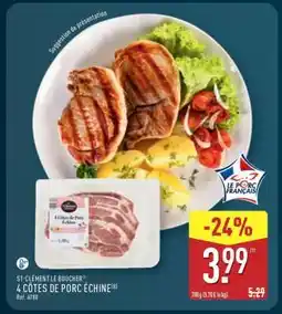 ALDI 4 Côtes de Porc Échine offre