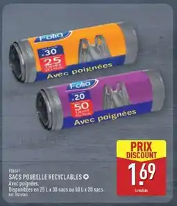 ALDI Sacs poubelle recyclables offre