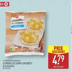 ALDI LA CUISINE DES SAVEURS 4 COQUILLES SAINT-JACQUES offre