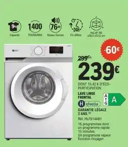 E.Leclerc LAVE LINGE FRONTAL offre