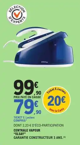 E.Leclerc Centrale Vapeur 'Elsay' offre