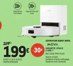 E.Leclerc ASPIRATEUR ROBOT “MOVA” offre