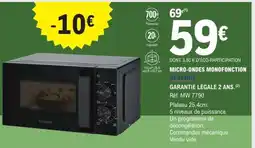 E.Leclerc SEVERIN Micro-ondes Monofonction offre