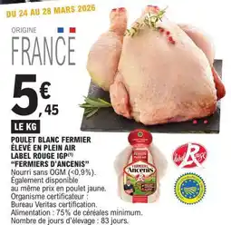 E.Leclerc Poulet blanc fermier offre