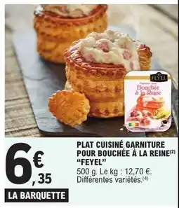 E.Leclerc PLAT CUISINE GARNITURE POUR BOUCHEE A LA REINE FEYEL offre