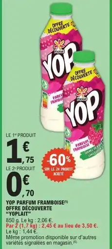 E.Leclerc YOP PARFUM FRAMBOISE offre