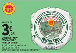 E.Leclerc MUNSTER AOP MAISON DODIN offre