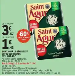 E.Leclerc SAINT AGUR LE GÉNÉREUX offre