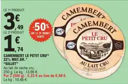 E.Leclerc CAMEMBERT LE PETIT CRU offre