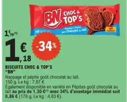 E.Leclerc Biscuits Choc & Top's BN offre