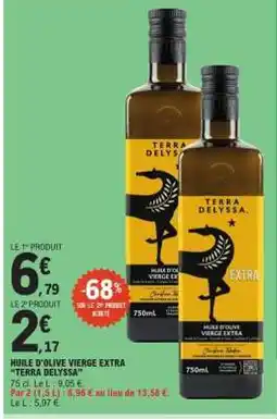 E.Leclerc Huile D'olive Vierge Extra Terra Delyssa offre