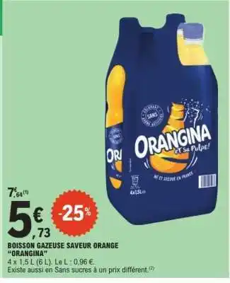 E.Leclerc ORANGINA offre