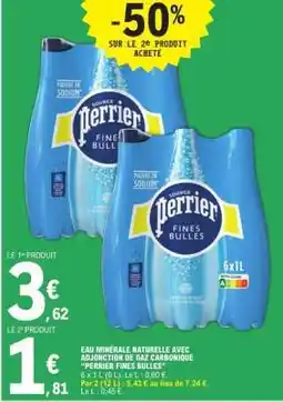 E.Leclerc Perrier Fines Bulles offre