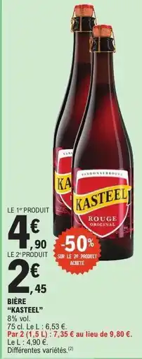 E.Leclerc Bière KASTEEL offre