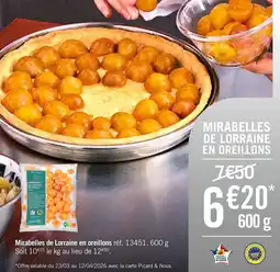 Picard Mirabelles de lorraine en oreillons offre
