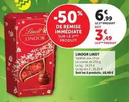 Maximarché Lindor lindt offre