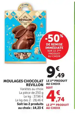 Maximarché Moulages chocolat revillon offre