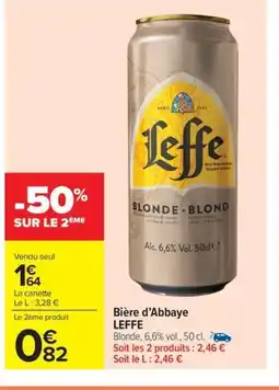 Carrefour Market LEFFE Bière d'Abbaye offre