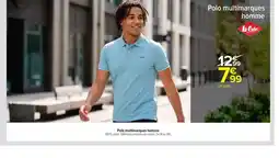 Carrefour Market Polo multimarques homme offre