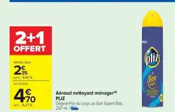 Carrefour Market PLIZ Aérosol nettoyant ménager offre
