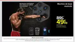 Carrefour Market Machine de boxe musicale offre