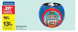 Carrefour Market LEXIBOOK Réveil projecteur offre