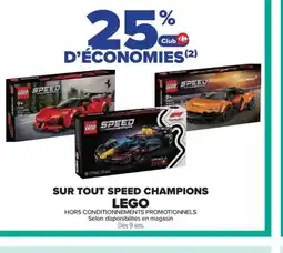 Carrefour Market LEGO Sur tout speed champions offre