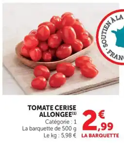Maximarché Tomate cerise allongee offre