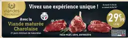 Grand Frais Faux-filet, côte, entrecôte offre