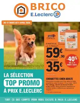 E.Leclerc Brico NATURES VARIETY chien adulte offre