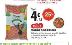 E.Leclerc Brico ZOLUX Mélange pour oiseaux offre