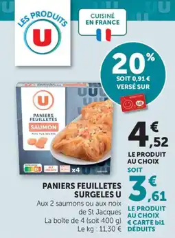 Maximarché Paniers feuilletes surgeles u offre