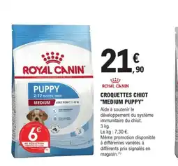 E.Leclerc Brico ROYAL CANIN Croquettes chiot medium puppy offre