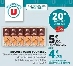 Maximarché Biscuits ronds fourres u offre