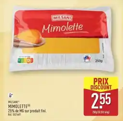 ALDI Milsani - 25% de mg sur produit fini offre