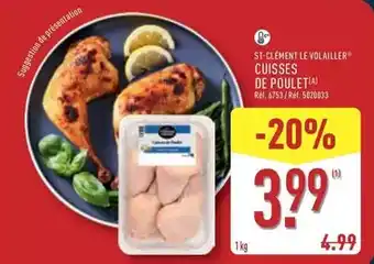 ALDI Cuisses de poulet offre