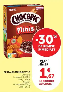 Maximarché Cereales minis nestle offre