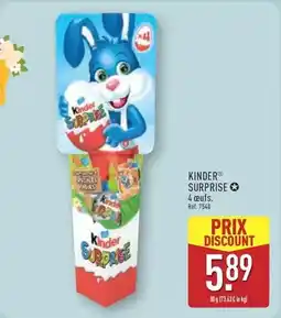 ALDI Kinder - surprise 4 oeufs offre