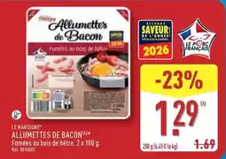 ALDI Allumettes de bacon offre