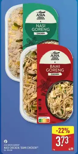 ALDI Asia green garden - assiátican / bami goréing offre