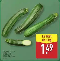 ALDI Courgettes offre