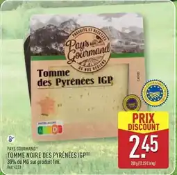 ALDI Paysan gourmand - tomme noire des pyrenees igp offre