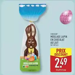 ALDI Moulage lapin en chocolat au lait offre