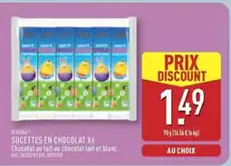 ALDI Sucettes en chocolat x6 offre
